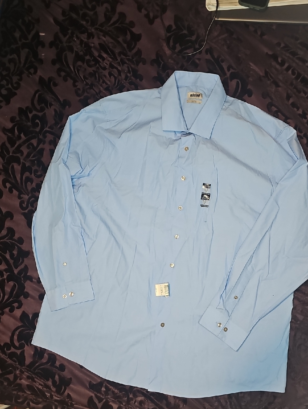 Unlisted Light Blue Men's Dress Shirt - Button Front